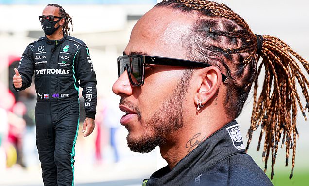 Lewis Hamilton continues to rock braided hairstyle at the Formula One